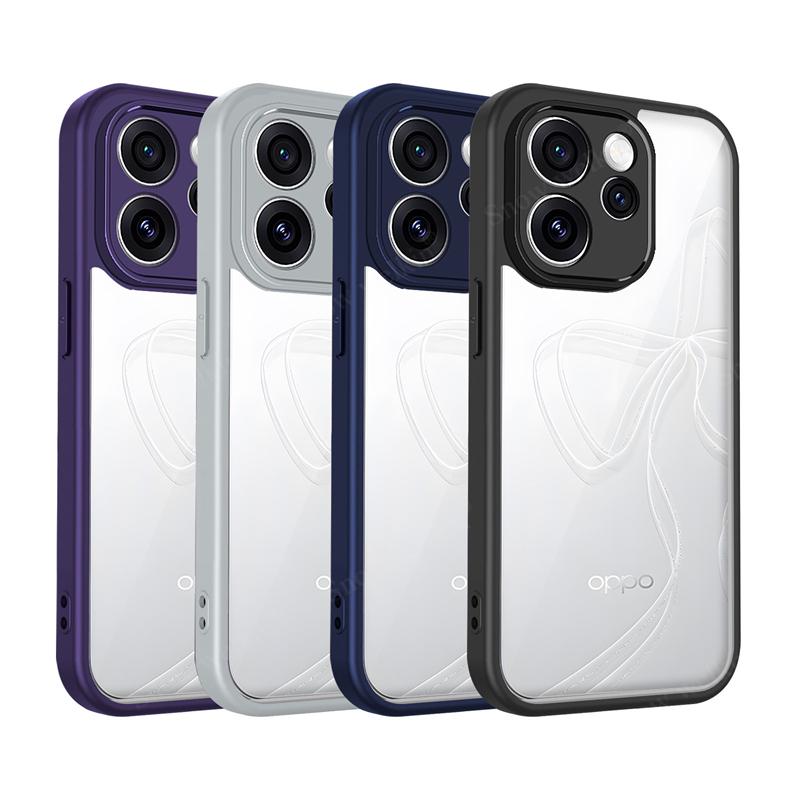 Transparent Silicone Case For Oppo Reno 15 Reno15 Pro F FS mini Max 15F 15C 15FS Reno15F PC Back TPU Bumper Phone Cases Cover