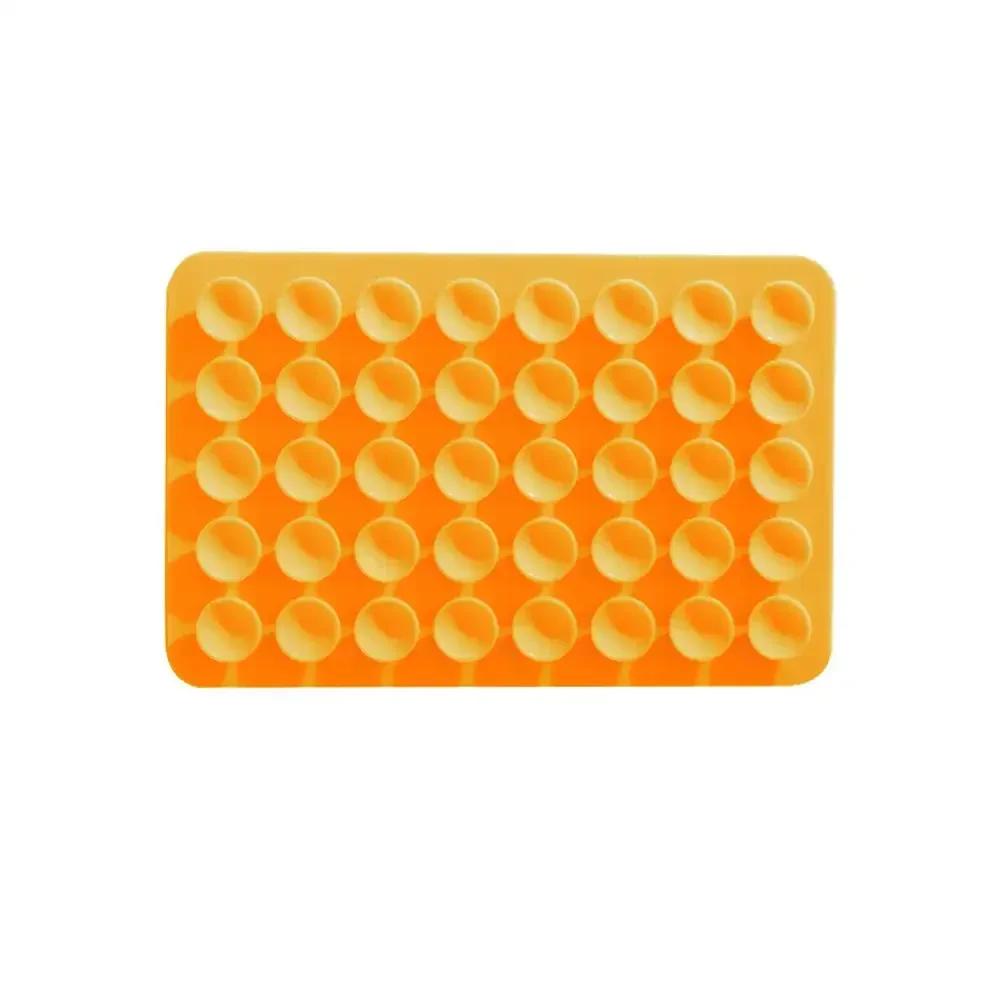 Double Side Silicone Suction Pad Phone Holders Fixture Suction Cup Backed Adhesive Silicone Rubber Sucker Pad for Fixed Pad