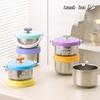 Double Layer Lunch Box Stainless Steel Soup Cup Breakfast Oat Congee Cup Office Worker Portable Insulated Soup Thermos Container