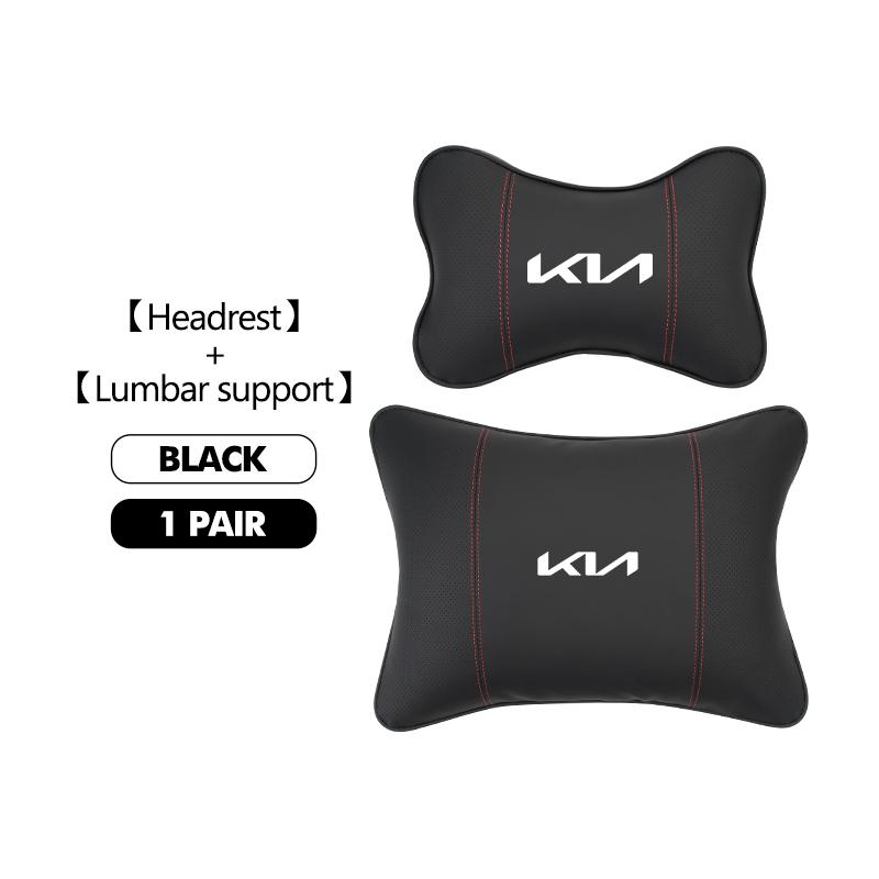 Car Seat Headrest Waist Support Pillow Neck Cushion Accessories For KIA Cerato Venga Forte Spectra Sedona Niro Cadenza