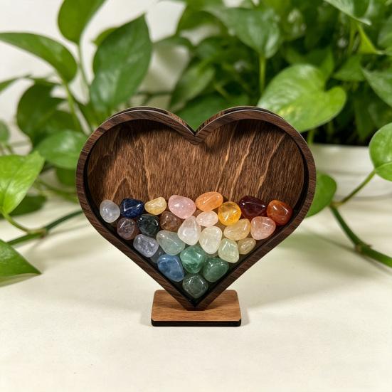 Holz-Herzförmige Muschelglas-Displaybox Küsten-Displayrahmen für Muscheln Sand Strandurlaub Tischdekoration Andenken Geschenk für Strandliebhaber