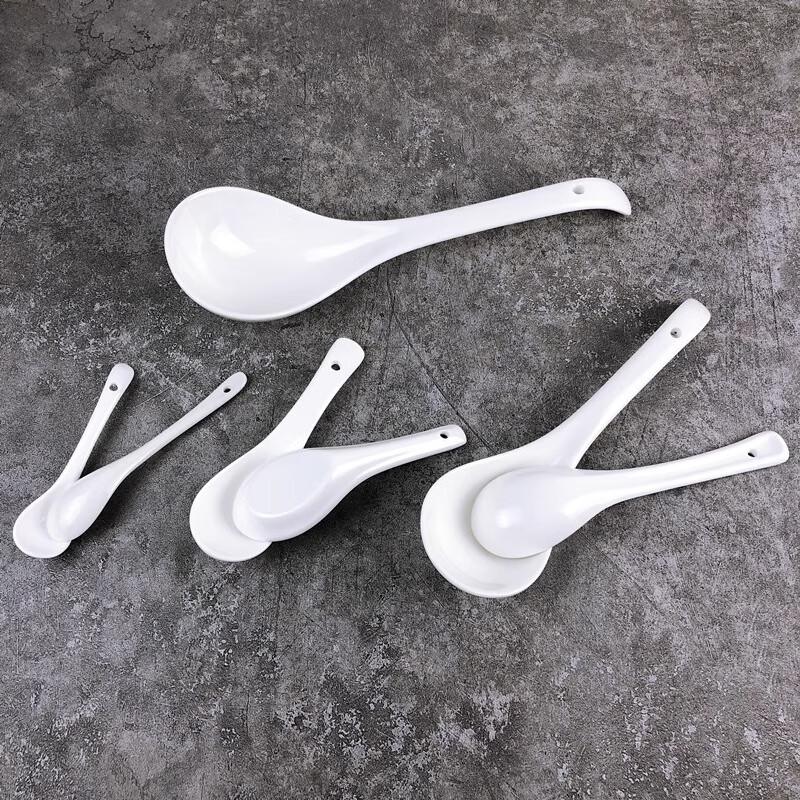 Ceramic Small Soup Spoons