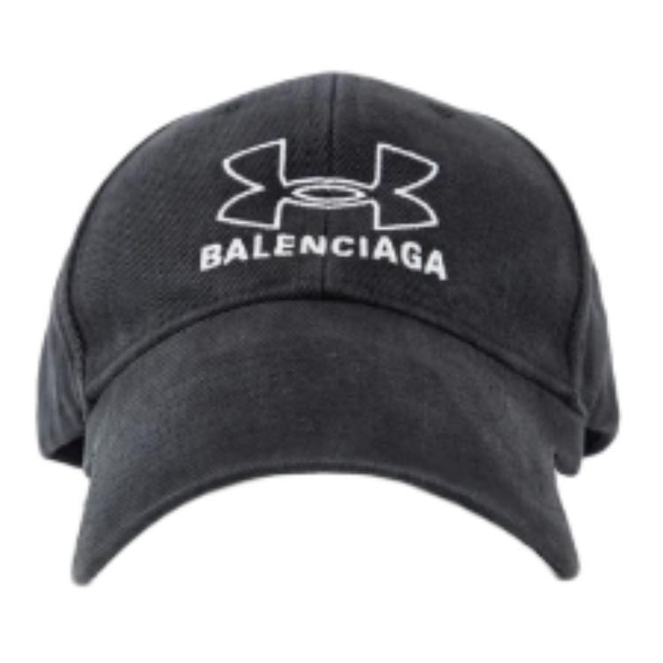 Balenciaga x Under Armour Cap 'Black White' Men's 807145410B21160