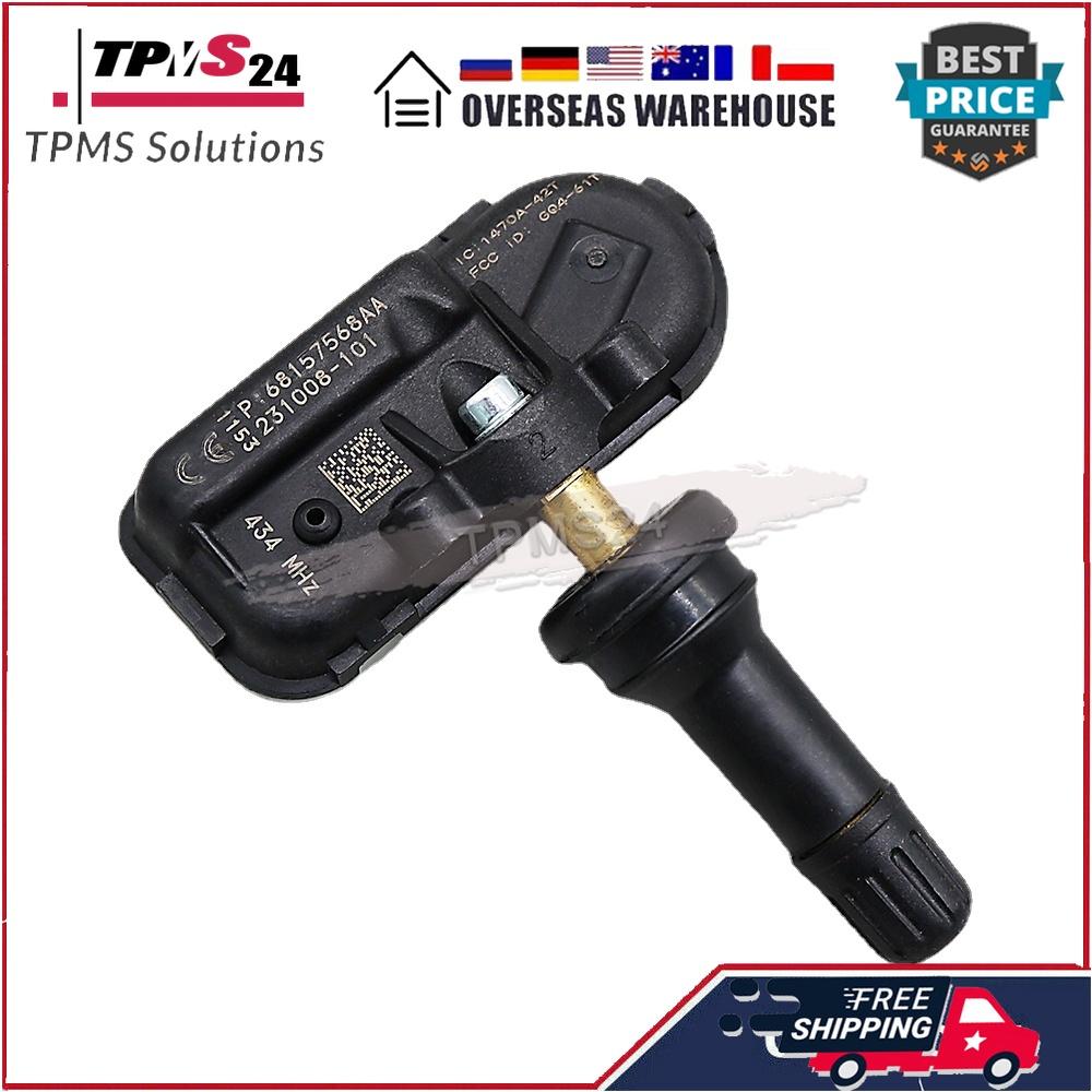 For 2013-2020 Jeep Cherokee 2013-2018 Ram 1500 2018-2027 Ram Ram 433MHz TPMS SENSOR TYRE PRESSURE MONITOR SENSOR 68157568AA