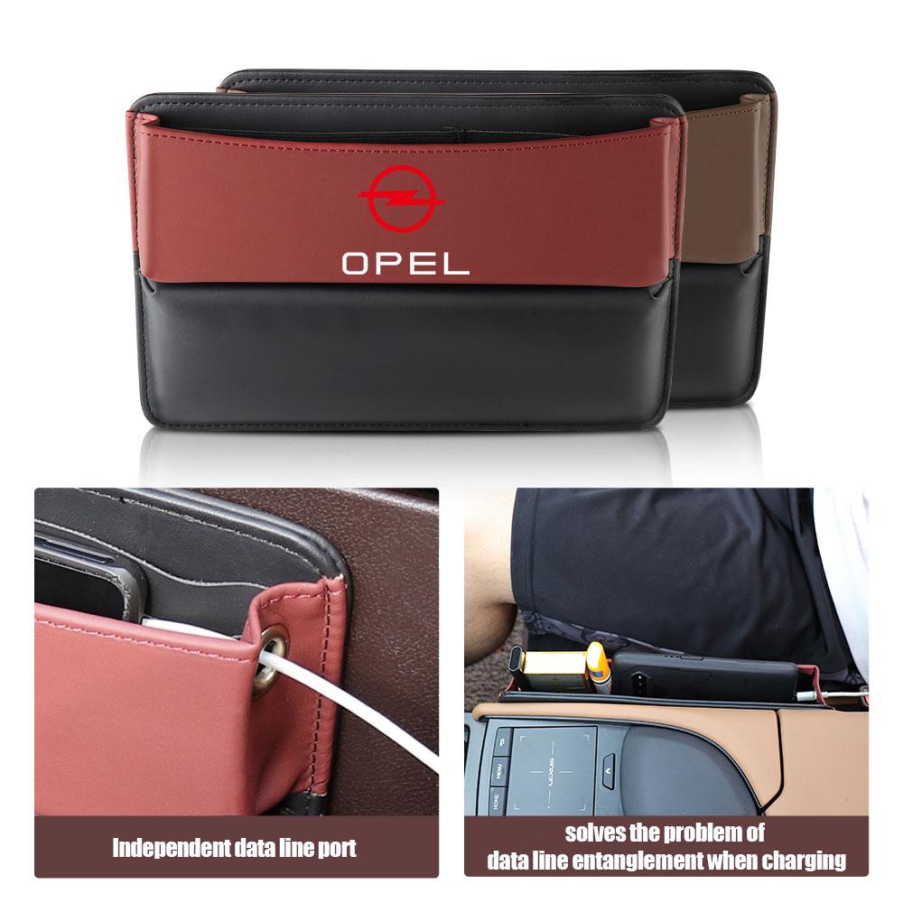 Car Seat Crevice Storage Box SUV Seat Side Stowing Tidying Tools For Opel Zafira B Corsa D Insignia Mokka Regal Car Wheel Hubcap