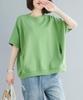Short Cut and Summer Office Popular Short Sleeve Dry Loose Birthday Large Size That Does Not Get Summer [Luxe Relax] Sweatshirt, Sleeve, Women's