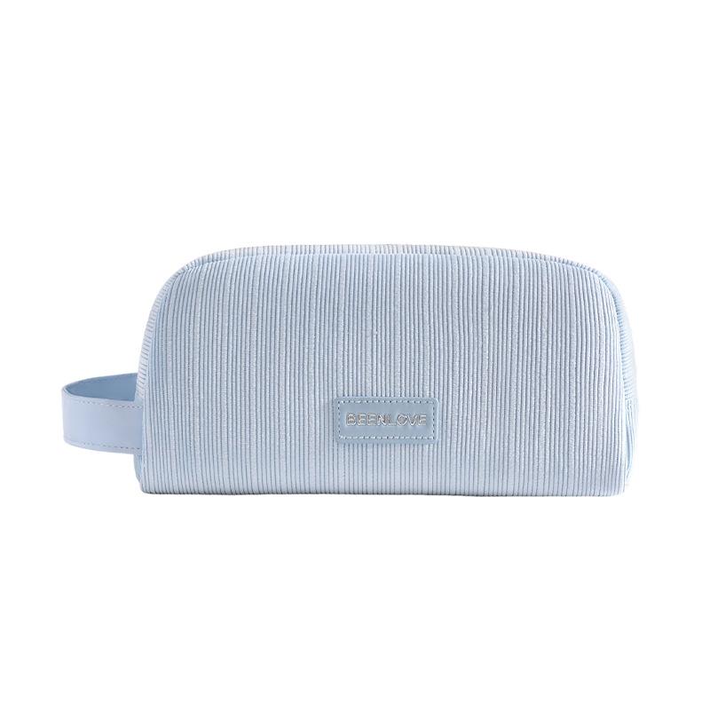 

New Four Sided Handheld Makeup Bag Large Capacity Cosmetic Bag Women Travel Organizer Bags Toiletry Bag Skincare Organizer