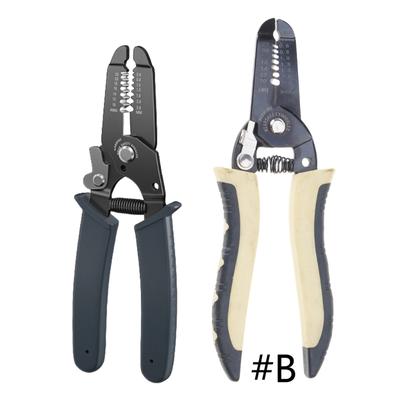 Kabelabisolier- und Crimpwerkzeug aus Kohlenstoffstahl mit ergonomischem Griff, Drahtschneider, Kabelabisolierer für komfortable Anwendung