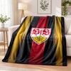 VfB Stuttgart Printed Flannel Blanket Warm Comfort Bed Throw For Indoor Home Decoration