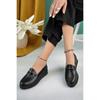 Mocasini de damă din piele naturală cu talpă groasă pantofi ocazional elegant