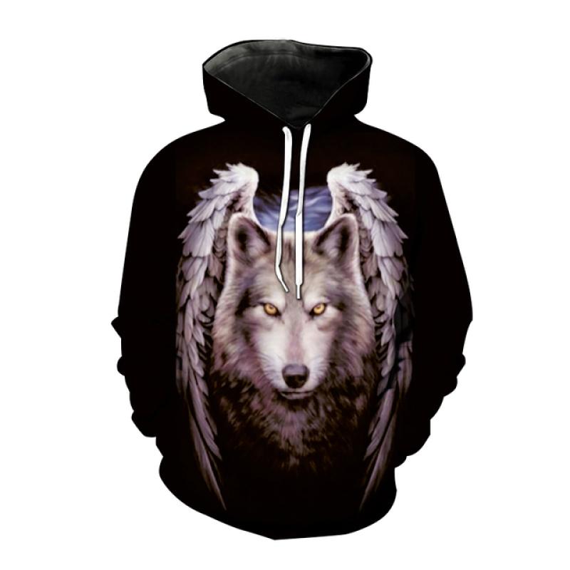 Podzim Zima Zvířátko Scorpion 3D potisk Mikiny Pánská/Dámská móda Hip-Hop Streetwear s dlouhým rukávem Mikiny