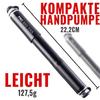 Pompe à vélo PRO BIKE TOOL avec manomètre compatible avec Presta et Schrader - Gonflage précis - Mini pompe à pneu de