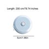 Portable 2 Meter Soft Tape Measure Scale Body Sewing Flexible Tailor Ruler Centimeter Inch Retractable Self-Lock Measuring Tape
