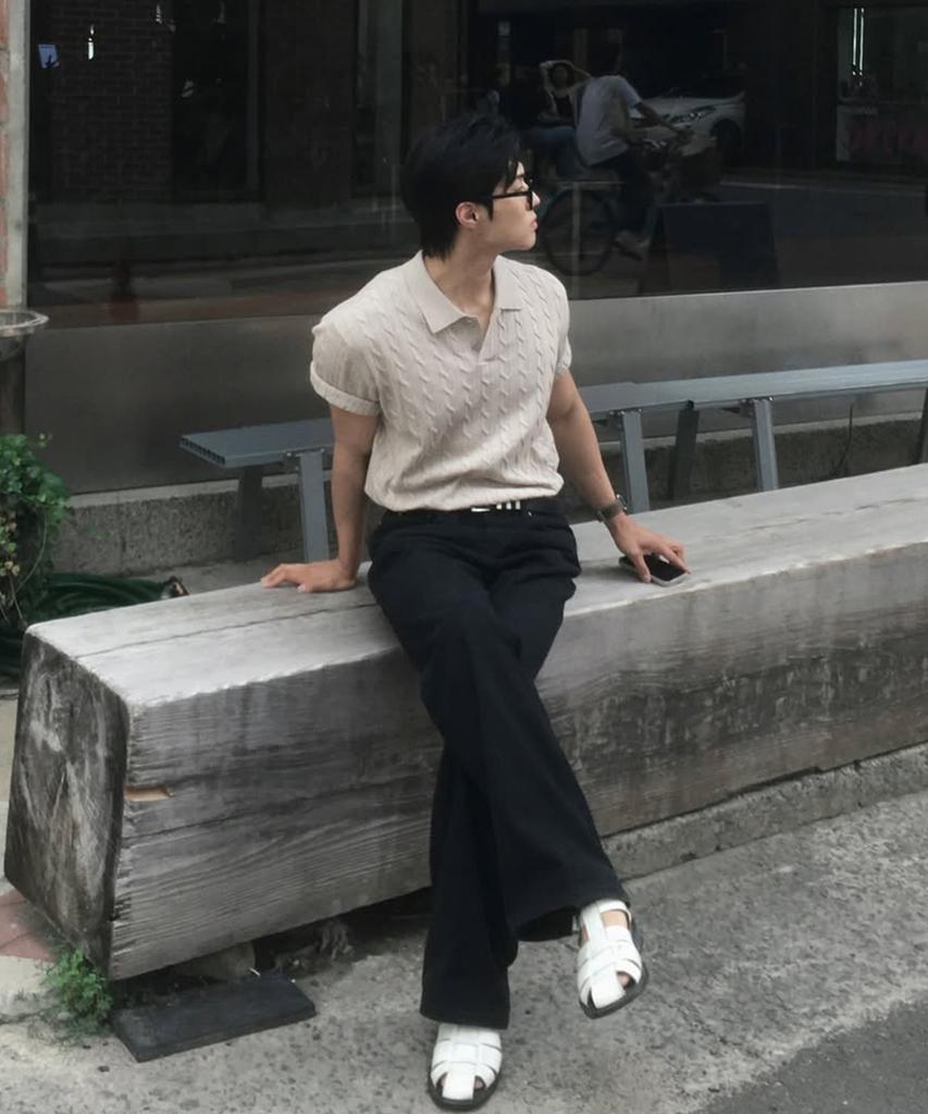 MINDBRIDGE Cable Collar Short Sleeve Knit - 3 Colors