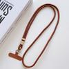 Personalize Trend Solid Color Mobile Phone Lanyard Diagonal Span Crossbody Long Rope Shoulder Strap Rope Necklace 
