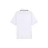Emporio Armani Color Block Striped Logo Print Short Sleeve Polo Shirt Men tops White 6L1FA5-1JTKZ-0100