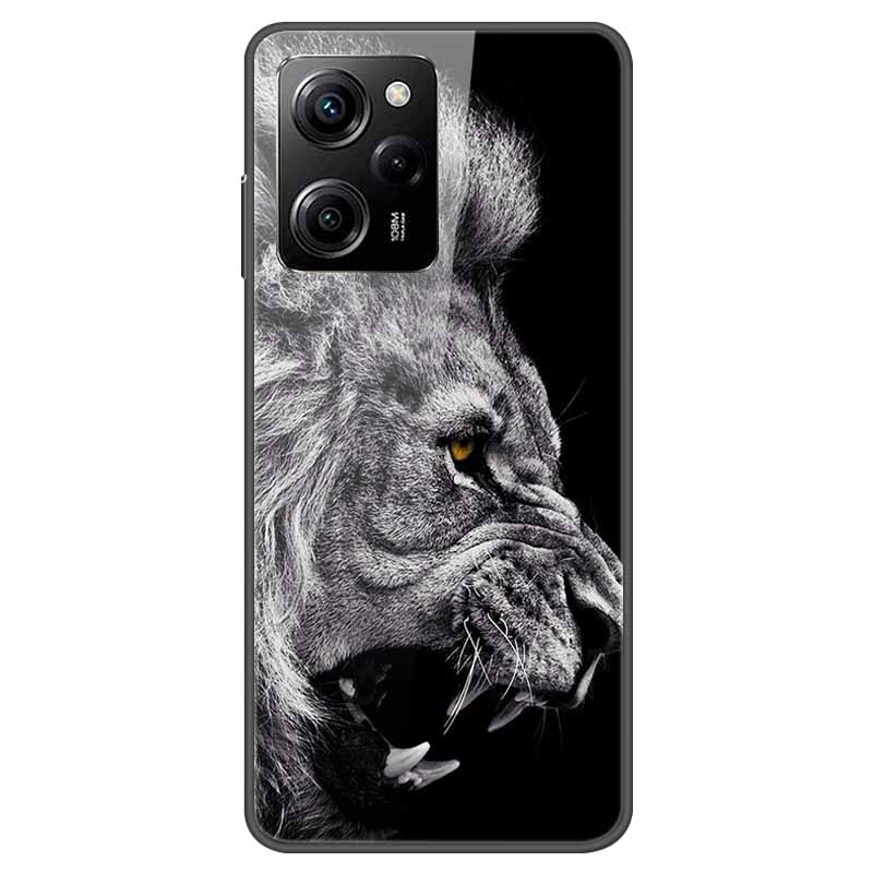 Tempered Glass Case for Xiaomi Poco X5 Pro / PocoX5 Cover Hard Shockproof Cases for Xiaomi Poco X5 5G 6.67'' Funda Coque Case