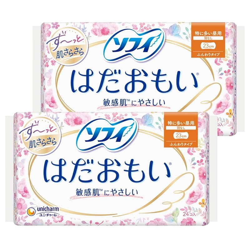 

[Bulk purchase] Sophie Hadamoi For daytime use on particularly busy days No wings 23cm 24 pieces x 2 packs (unicharm Sofy)