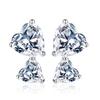 Multicolor Gemstone Stud Earrings Hypoallergenic Lightweight Design For Sensitive Skin Daily Wear Sparkling Jewelry
