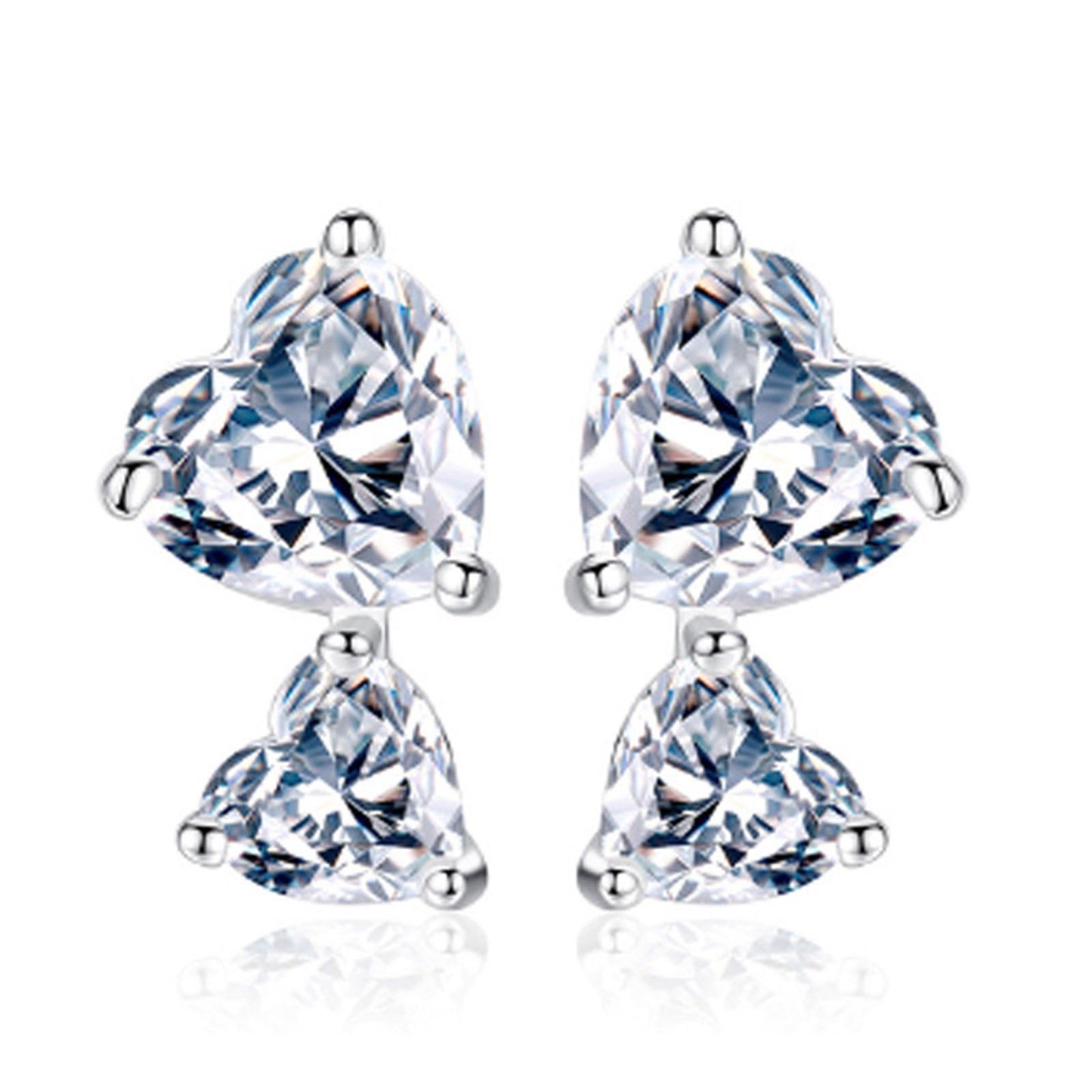 

Разноцветные серьги-пусеты с драгоценными камнями Гипоаллергенный легкий дизайн Для чувствительной кожи Повседневная носка Сверкающие украшения 4