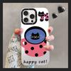 Water Cup Cat Is Suitable for Apple 16 Yuan Qi Imd Mobile Phone Case Iphone13promax Cute 15 Advanced Sense 14