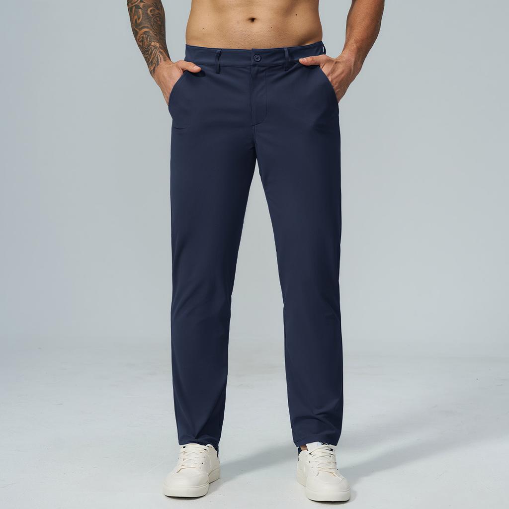 Men's Soft Skin-friendly Golf Straight Quick-Drying Sports Leisure Outdoor Commuter Pants