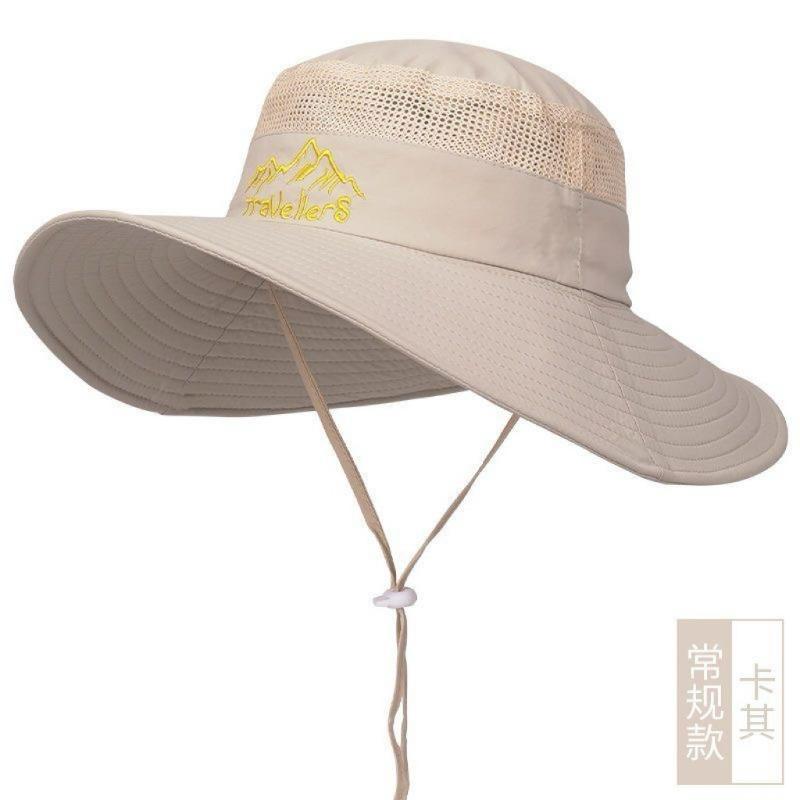Sunscreen hat men's fishing hat summer bucket hat outdoor climbing sun hat face cover UV protection sun hat
