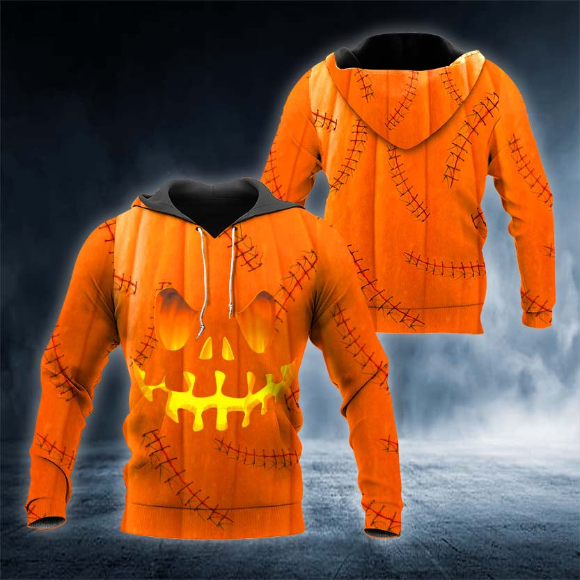 Vintage Men Hoodie 3D Print Halloween Skull Pattern Fashion Style Pullover Personality Oversize Men's Hoodie Clothing Tops