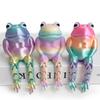 3D printed seated frog, simulated frog, animal model, children's decompression toy, fun and funny, creative model, ornament