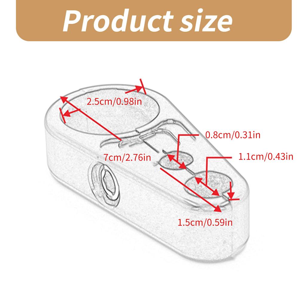 Motorcycle Handlebar Mount Throttle Clutch Cable Brake Line Fixed Clips 25mm Handlebar Double Hole Clutch Cable Clamp