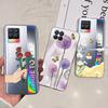 For Realme 8 Case Flower Fashion Cat Cute Cover Coques For Realme 8 Pro Phone Cases Cover Realme8 5G Realme 8i Fundas Soft Capa