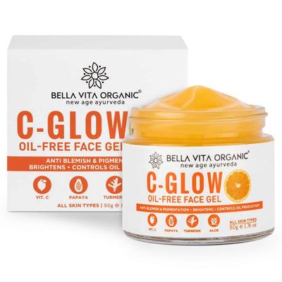 Gel für fettige Haut (50 g), C-Glow Ölfreies Gesichtsgel,
