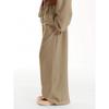**2025 Summer Women's Solid Color Casual Loose Pants – European and American Style**