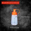 600/800/1000ML Square Squeeze Sauce Bottles Condiment Dispenser Large Mouth Dustproof Kitchen Seasoning Salad Olive Oil Bottle