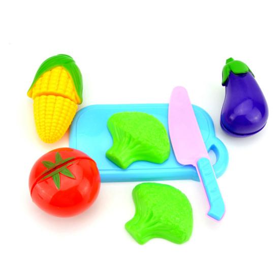 1Set Pretend Play Toy Hands-on Ability Resistant To Falling Plastic Cut Fruit Children Toy for Kids