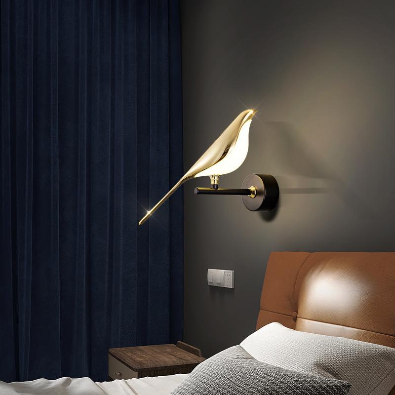 Nordic Magpie LED Wall Lamp For Home Living Room Bedside Kitchen Sconce Wall Light Indoor Decor Lighting