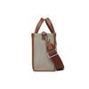 New MLB Boston Red Sox Polyester Tote Bag Shopping Bag Boston Portable Crossbody Bag Shoulder Bag Small Size Unisex Brown 3AORS062N-43BRD