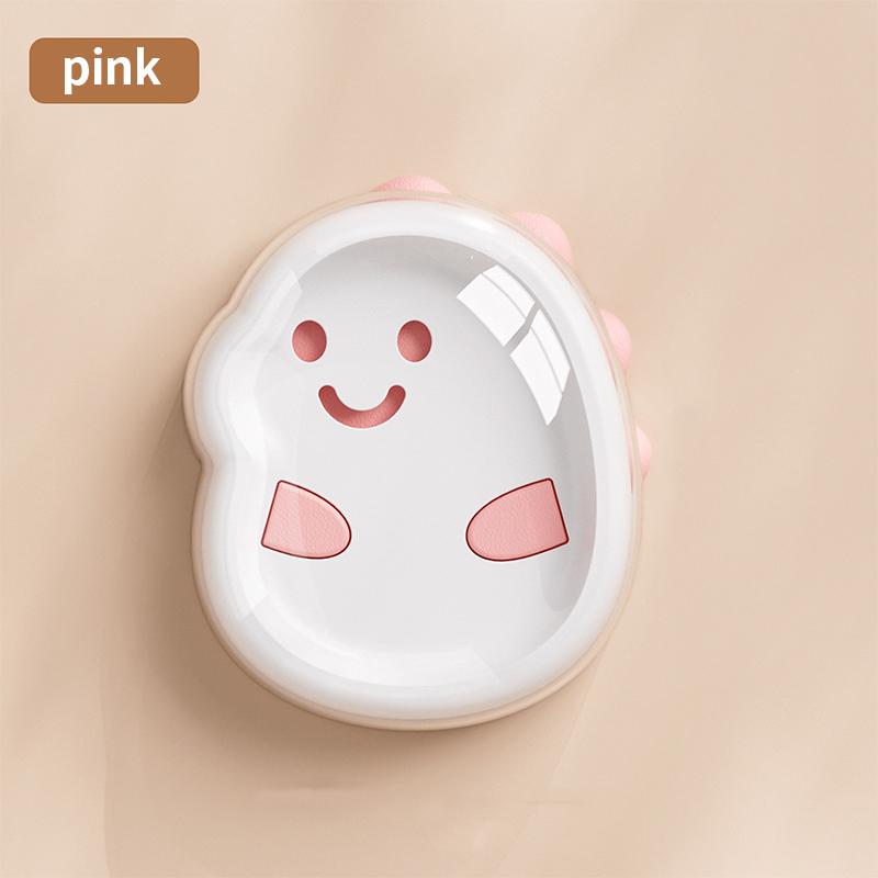 Creative double-layer portable travel soap box with lid - bathroom countertop drainage soap tray, dustproof and moisture-proof