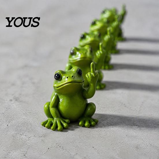 Playful Bookshelf Displays 10PCS Middle Fingers Mini Big Foot, Miniature Foot Statue, Humorous Compact Collectible Figures Finger Figurines,