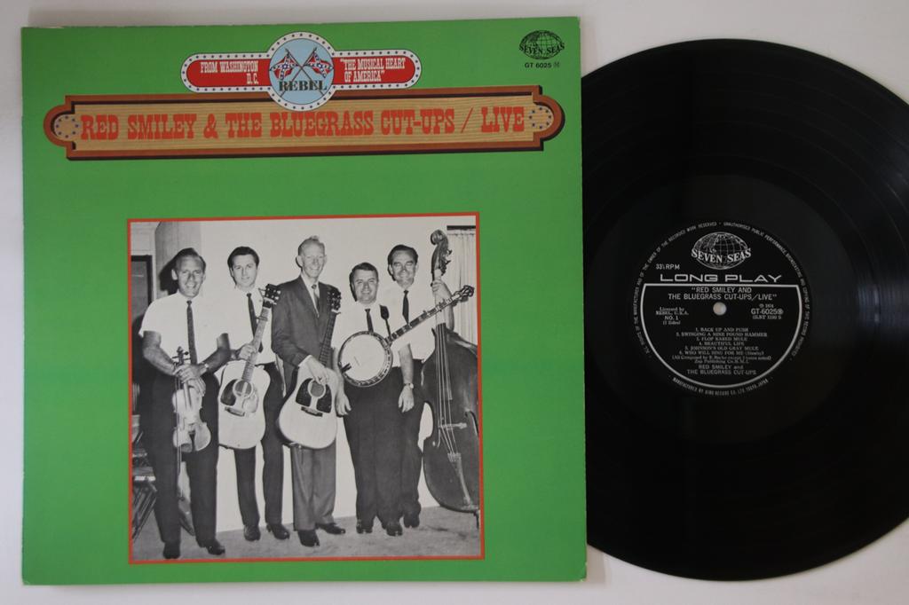 LP Record RED SMILEY, BLUEGRASS CUT-UPS - Live GT6025 SEVEN SEAS 1974 Japan Country/Folk Used