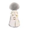 Hundemantel Trench Pet Jacke Herbst Winter Hundekleidung für kleine Hunde Yorkie Gürtel Dekor Welpe Katze Kostüm Pudel Chihuahua Outfits