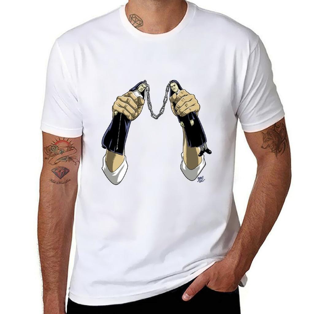 Nun Chucks TShirt T Shirts Cotton 100 TShirt