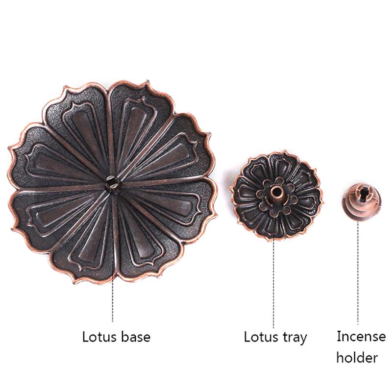 Incense Burner Coil Holder Plate Burner Lotus Rack Ash Catcher Plate Incense Sticks Holder For Soothe The Nerves Desktop Decor
