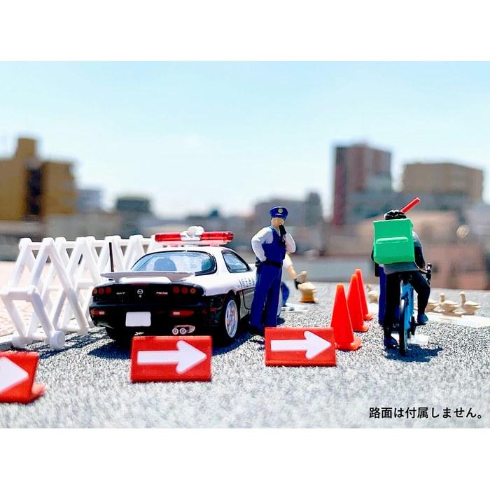TOMYTEC GeoCollection 1/64 Car Snap 16b Police 2 Set