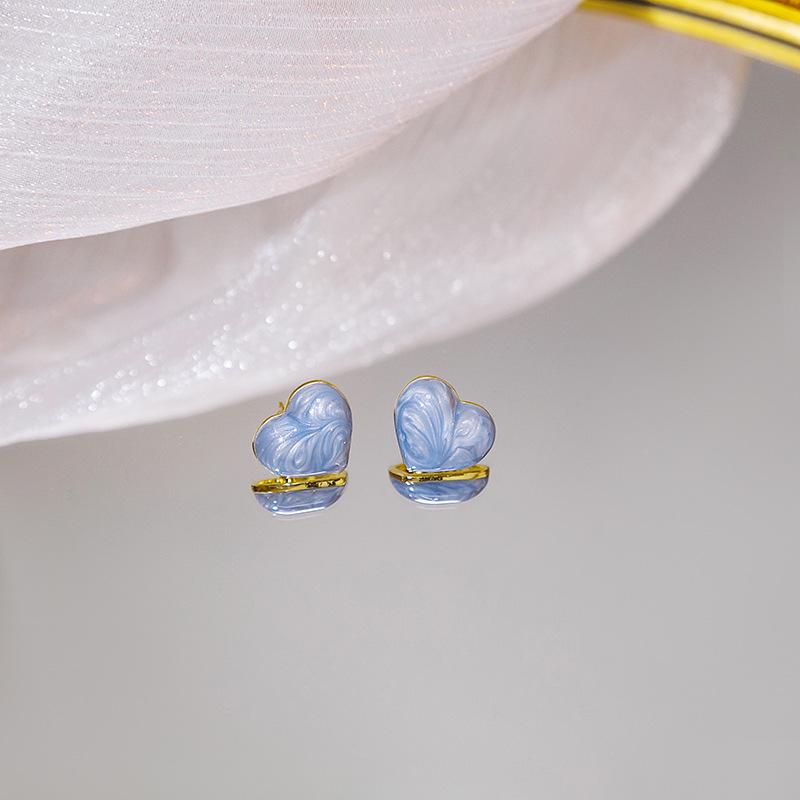 

Серебряные серьги-подвески в форме сердечек в летнем стиле — милый, милый дизайн для очаровательного образа