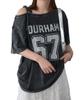 WEGO Graphic Big Short Sleeve Oversized Size Pattern 3 2-Way One-Shoulder T-Shirt, Top, Silhouette, Streetwear, Casual, Spring, Summer, Autumn, Gift,
