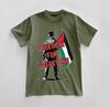 Egendefinert T-skjorte med design for Frihet for Palestina, Unisex Jersey Kortermet T-skjorte