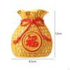 Luxurious Money Bag Decorative Vase - Elegant Home Office Accent