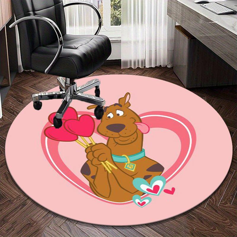 Scoo-dog Bubble Fun round carpet Chair cushion Round Entryway Rug, Soft Round Rugs for Living Room, Bedroom, Circle Carpet decor gifts