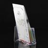 Acrylic A6 Brochure Holder Clear Wall Mount Literature Flyer Display Stand  Women